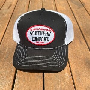 Southern Comfort Black and White SnapBack Cap